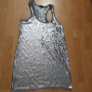Foreign Exchange | Sequin Racerback Mini Dress